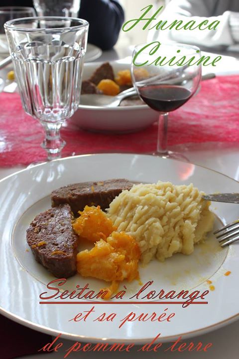 Lire la suite à propos de l’article Seitan à l’orange et sa purée de pomme de terre