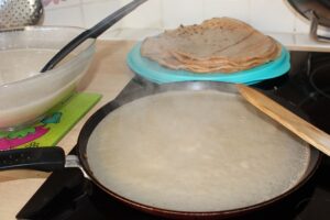 Lire la suite à propos de l’article Crêpes de froment Vegan
