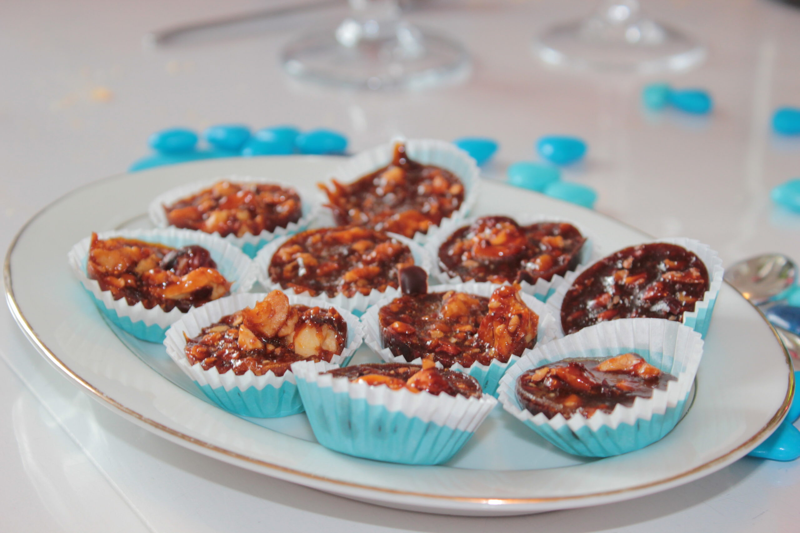 Bouchées chocolat caramel