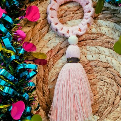 Anneaux Gland / Pompon Bohème